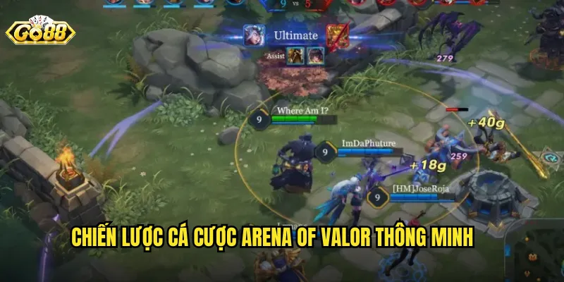 Cá Cược Arena of Valor Go88 BG - MOBA Mobile Với Kèo Cược Hấp Dẫn 3 Chiến Lược Cá Cược Arena of Valor Thông Minh